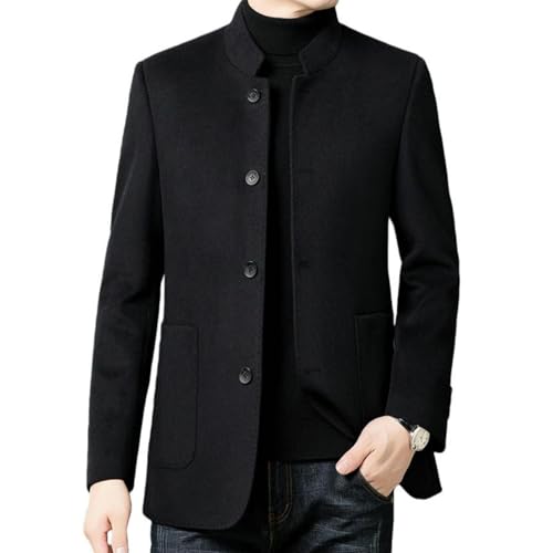 Veste cachemire homme courte double face anti-froid chic