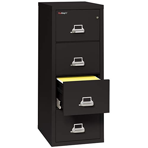 Fireking Fireproof Vertical File Cabinet, Letter, 4 Drawers, 31.5" D Parchment #TOP3