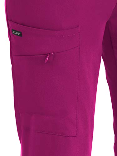Jockey Women's Scrubs Women's Scrub Pant, Plum Berry, Mt #TOP2