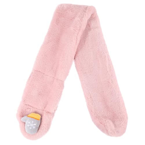 COLLBATH Thick Plush Scarf for Boys Winter Boys and Girls Scarf Christmas Knitted Children's Neck Warmer