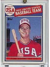 Mark McGwire 1985 Topps Baseball NM to Mint Rookie Card #401 (Pictured on USA Olympic Team) Shipped in Protective Screw Down Holder!