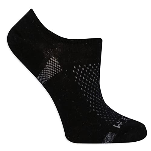 Fruit Of The Loom Women's Coolzone Cotton Lightweight Hidden Liner Socks (6 Pack), White, 4-10 #TOP1