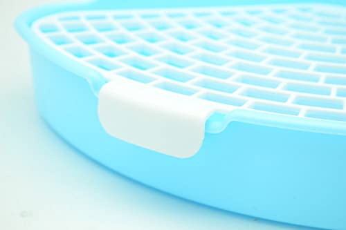 Rubyhome Triangle Potty Trainer Corner Litter Bedding Box Pet Pan For Baby Rabbit, Chinchillas, Small Guinea Pigs, Ferret, Galesaur #TOP4