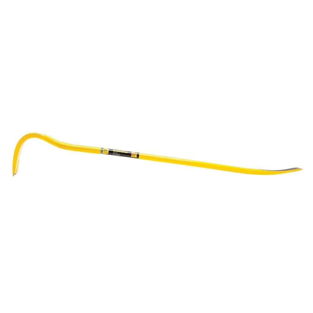 STANLEY 1-55-504 Pied-De-Biche 910 Mm Gamme FATMAX Acier Au Carbone Trempé - Ultra Léger - Grand Levier - Partie Semi-Plate En U - Entaille Supplémentaire Pour Arracher Les Clous