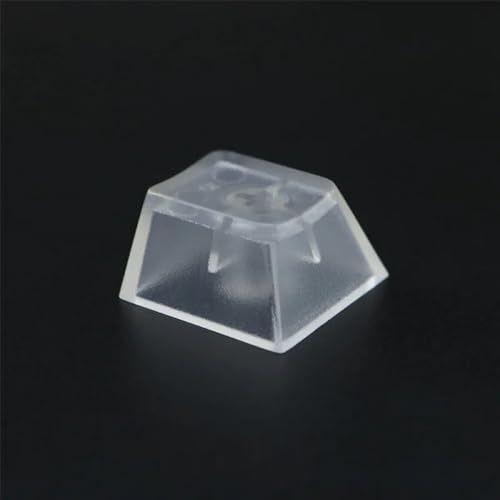 Image of OEM Profile Blank Keycaps ABS Frosted Transparent Translucent 1U R4 Keycap for MX switches Mechanical Keyboard(Transparent, 20pcs)