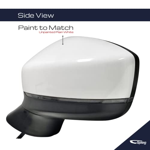 Spieg Driver Side Mirror Replacement For Mazda Cx-5 2017-2020 Power Heated Led Turn Signal Bsm Power Fold Lane Assistance Ptm White 9Pin (Lh) #TOP3