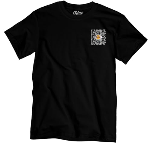 Blue 84 Los Angeles Lakers NBA Officially Licensed T-Shirt Front/Back Press, X-Large Team Color by Blue 84 - Used condition - Image 2