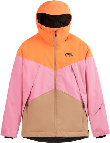 Picture W Seakrest Jacket Colorblock - Warme wasserdichte Damen Freeride Skijacke, Größe M - Farbe Latte