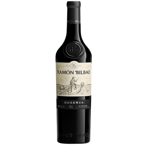 Ramon Bilbao vino ideal para todos los gustos, gran variedad desde magnum a botella normal, disfrutalos vino tinto, vino rosado (75cl, Ramón Bilbao Reserva 2018)