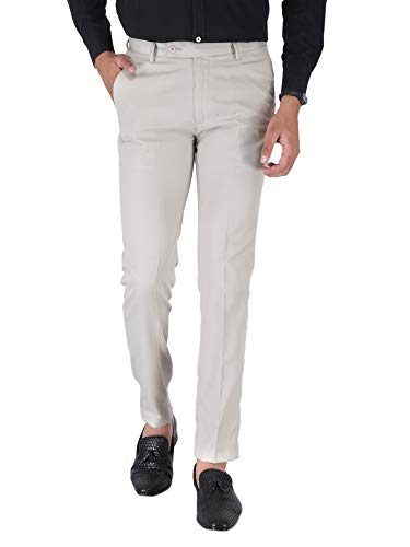Image of SREY Formal Trouser Pant for Men Beige