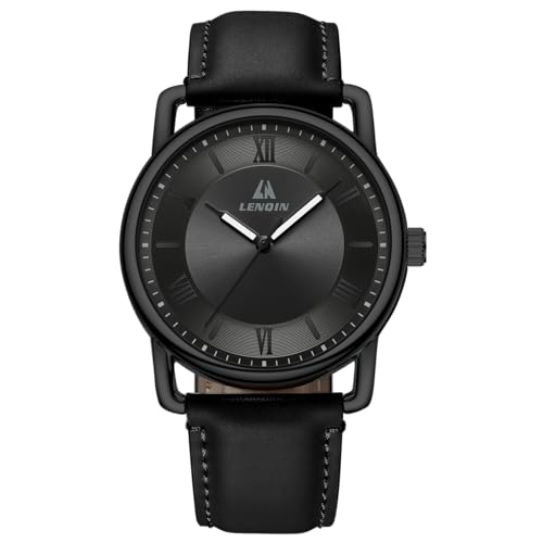 Image of LN LENQIN Mens Watches Unisex Military Sport Nylon Strap Stylish Luminous Fashion Analog Quartz Watch for Men Waterproof Army Tactical Casual Wristwatch