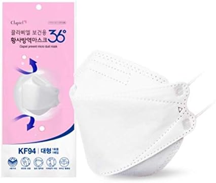 Clapiel KF94 Face Mask Individually packaged MADE IN KOREA STOCKS IN USA (20PCS)