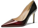 Tacones elegantes de aguja para mujer Stiletto Stiletto Stiletto Punta cerrada Punta cerrada Fiesta de noche Lujo Moda Tacón de mujer, 26 Burdeos Negro, 40.5 EU