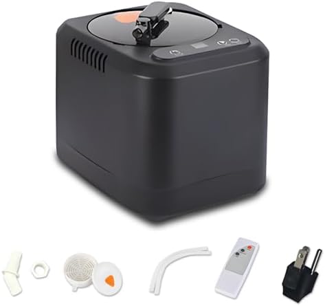 BOOLONKODA 3 L Large Capacity Portable Sauna Steamer, Sauna Steamer Machine,1200 w Steam Generator, Home Sauna Steamer Pot with Remote Control, 9 Temperature Levels, Home Spa Sauna Accessories