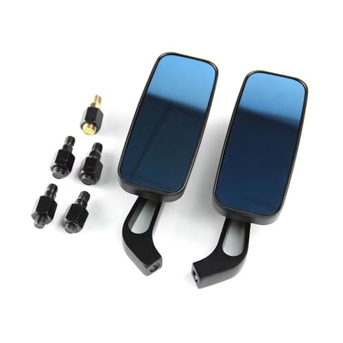 Espejos para moto bobber que eliminan vibraciones con visión rectangular 5