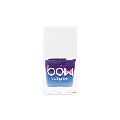 Bow Tri-thermal Color Changing Mood Nail Polish with Shimmer - Big 5 Free, Vegan and Cruelty-Free (Wind of Change)