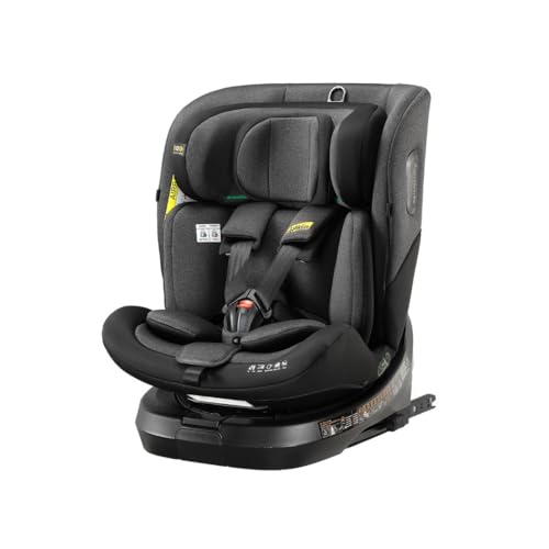 Jovikids Ranger TT 360 Rotating Car Seat i-Size 40-150cm All-in-One with ISOFIX & Top Tether ECE R129 Approved Extended Rear-Facing Adjustable Headrest Side Protection for Newborn-12 Years