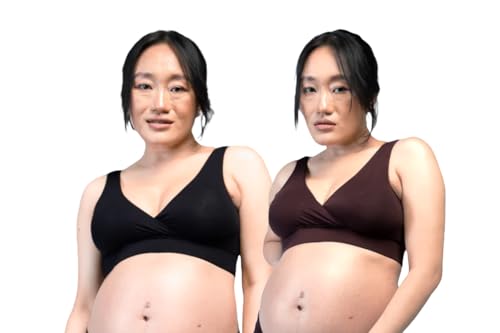 Image of &Circus Maternity Bra | Nursing Bra for Women | Pull Down Feeding Bra | Non Padded Bra for Women Slip On | Tencel Micromodal
