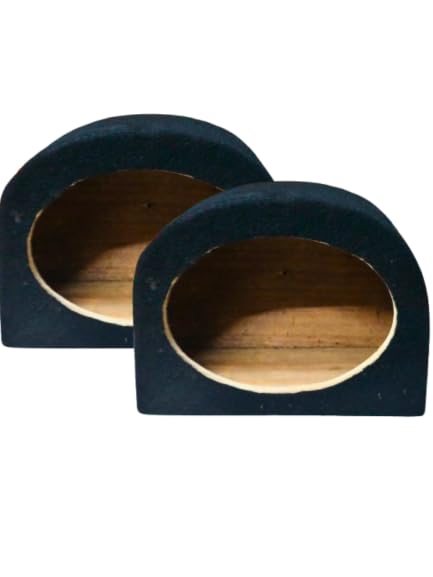Image of 6 /9 Oval Empty Wooden Empty Box 6inche ovl Shape Coaxial Speaker Cabinet Installation Wooden Enclosure for Home Theater, aplifier, car, buss, Truck