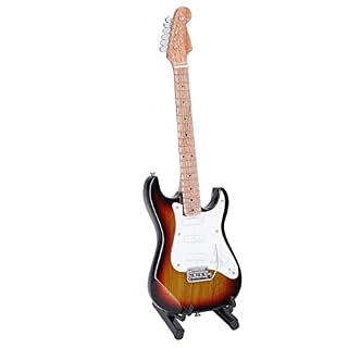 Guitare Miniature, Modèle de Guitare électrique en Tilleul de 18 Cm de Longueur pour Les Cadeaux de Décoration de la… - Les Beatles, Paul McCartney, John Lennon, RIngo Starr, George Harrison