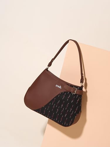 Image of ZOUK Ira Handbag | Stylish Women's Handbag | Luxury Shoulder Bag for Women | Trendy | Fancy Ladies Handbags | Small Purse for Events | Water-Resistant