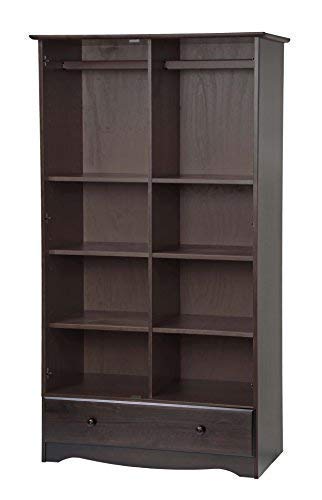 Palace Imports Cosmo, Metro, Universal Wardrobe/Armoire/Closet Optional Shelves (Java) - Thumbnail 6