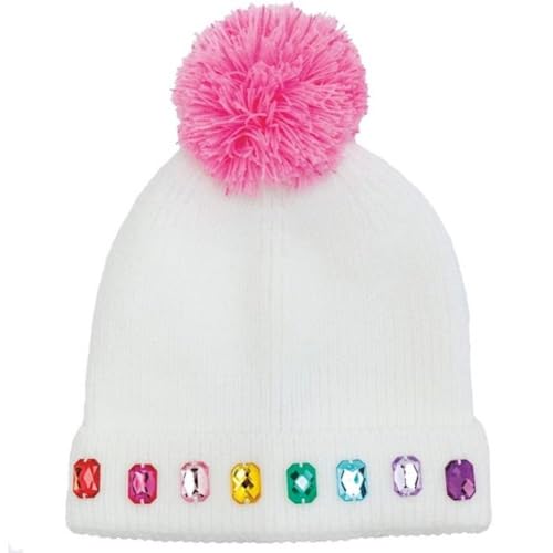 Mud Pie Girls Kids Rhinestone Beanie