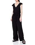 TOM TAILOR Damen Jumpsuit mit Bindegürtel 1031368, 14482 - Deep Black, 44