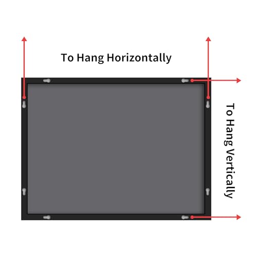 Image of DESBING Black Bathroom Mirror for Wall, 30x55 Inch Rectangle Mirrors with Metal Frame, Modern Vanity Wall Mirror Decor for Entryway Hangs, Bathroom Living Room Horizontal or Vertical