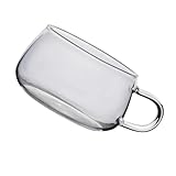 DOITOOL Hitzebeständiger Borosilikat glasbecher mit Henkel Transparenter...