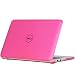 iPearl mCover Hard Case for 11.6" Dell Inspiron 11 3162 / 3164 series (released after Dec. 2015, NOT compatible with older 3137/3138 and 3147 / 3148 2-in-1 series ) 3162 / 3164 Laptop (Pink)