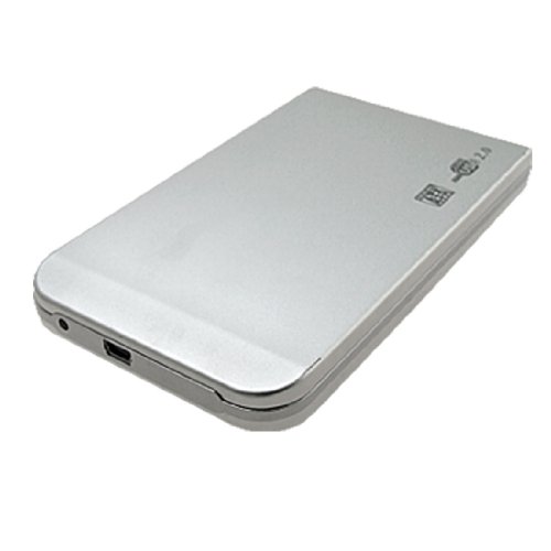 Caja externa aluminio para disco 2.5" SATA USB 2.0 miniatura 1