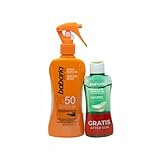 Babaria - Protector Solar 50 en Spray + After sun | Sunscreen SPF 50 | Resistente al Agua| Calma e Hidrata