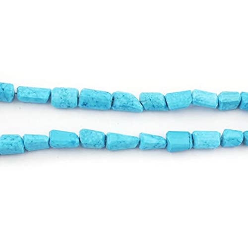 Turquoise facettée briolette en perles pépites de 9mm à 18mm pour enfilage et bijoux SB3004