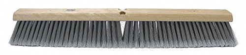 Tough Guy Gray Polystyrene Fine Sweeping Push Broom