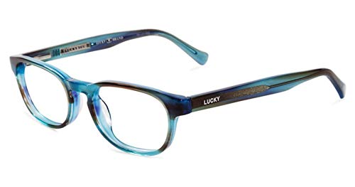 Lunettes LUCKY BRAND DYNAMO Aqua 45mm idéales pour l'école et les jeux