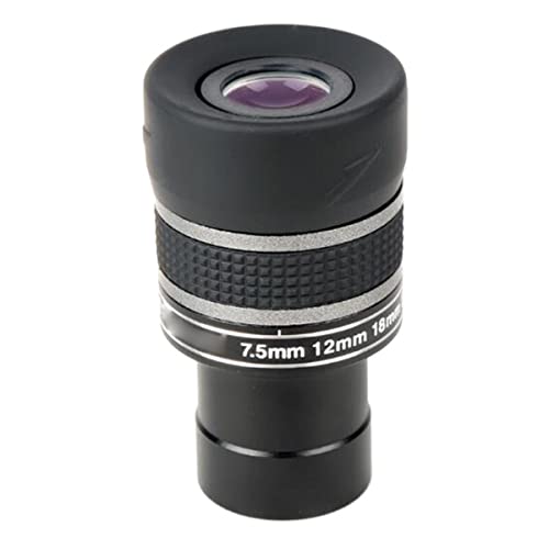 Ocular telescopio con zoom de 7.5 a 22 mm, lente con película recubierta para astronomía