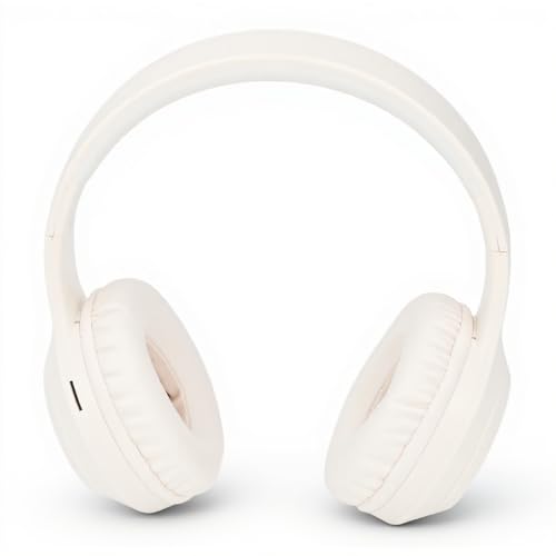 Cuffie con Luci LED, Cuffie Stereo Pieghevoli, Radio FM, Slot per Scheda MicroSD, Riproduzione 24 Ore su 24 Cuffie Pieghevoli Sull'orecchio con Microfono