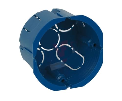 Caja de derivación redonda empotrable Ø65 m pared cable eléctrico unión