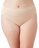 Wacoal Women's B-Smooth Hi-Cut Panty, Naturally Nude, Large