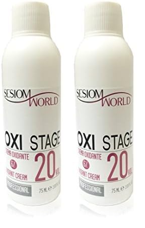 Sesiomworld Crema Oxidante Oxi Stage 20V 6% 75 ml 1 Unidad 200 g (Paquete de 2)