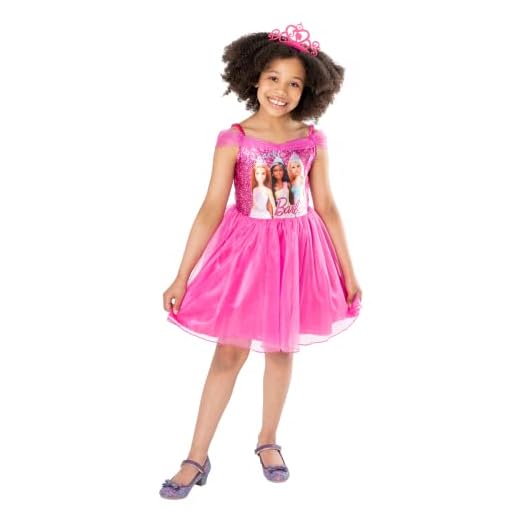 Rubie's Barbie Officiel - Disfraz clásico Barbie Princesa (niño), talla 7-8 años