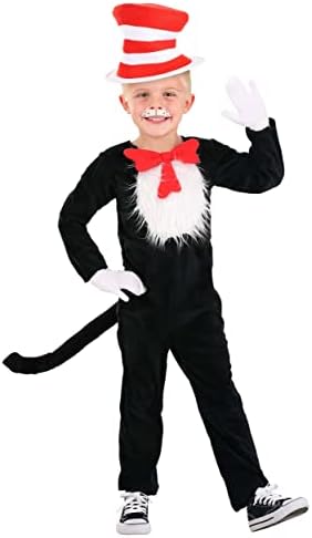 Dr. Seuss The Cat in the Hat Deluxe Costume for Toddlers - 2T