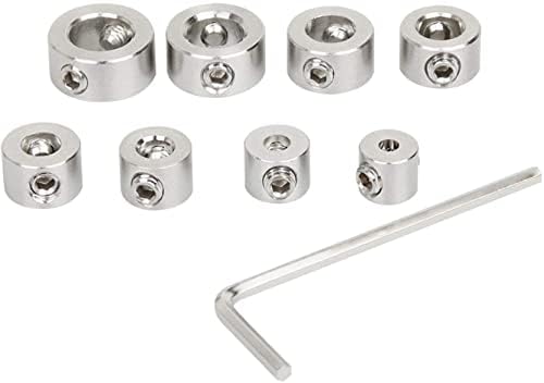 QUARKZMAN Bohrbegrenzer Set 5mm - 2 Stück Tiefenanschlag Aus Edelstahl