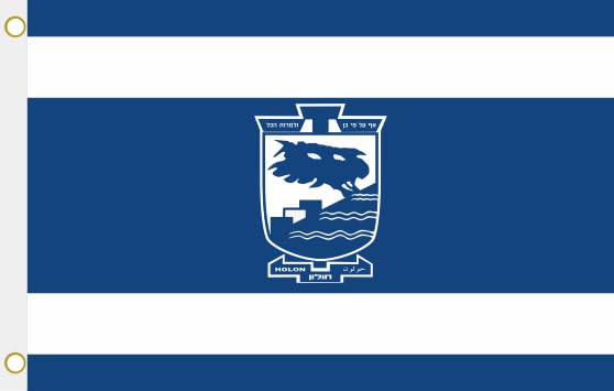 Drapeau de la ville de Cholon résistant avec oeillets format standard 90x150 cm