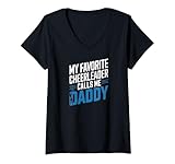 Photo Gallery donna divertente la mia cheerleader preferita mi chiama papà citazione maglietta con collo a v Photo Gallery donna divertente la mia cheerleader preferita mi chiama papà citazione maglietta con collo a v