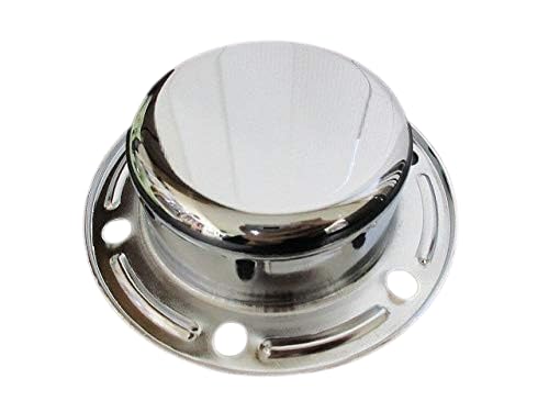 Amazon | ハブ キャップ ×2枚 メッキ 6穴 ステンレス製 17