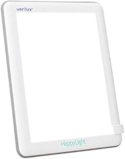 Verilux® HappyLight® Lucent - UV-Free LED Light Therapy Lamp, Bright White with 10,000 Lux, Detachable Stand, and Wall Mountable