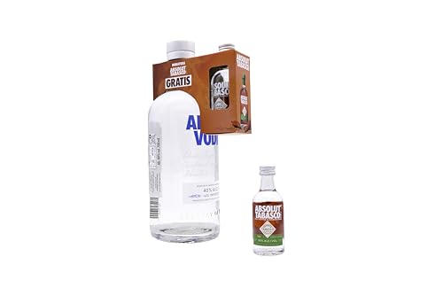 Absolut Vodka con botella de Absolut Tabasco miniatura de regalo - 700 ml