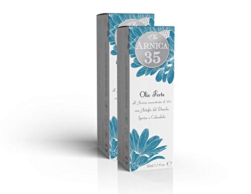 Dulàc - Arnica 35 - Aceite fuerte para masajes a base de árnica concentrada al 35% - 100% natural (50 ml)